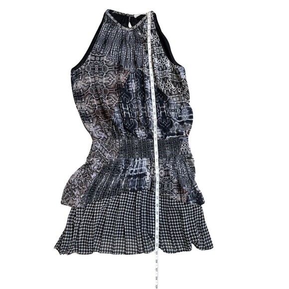 Ramy Brook, Monae Printed Sleeveless Ruffle Mini Dress Small - Picture 9 of 15